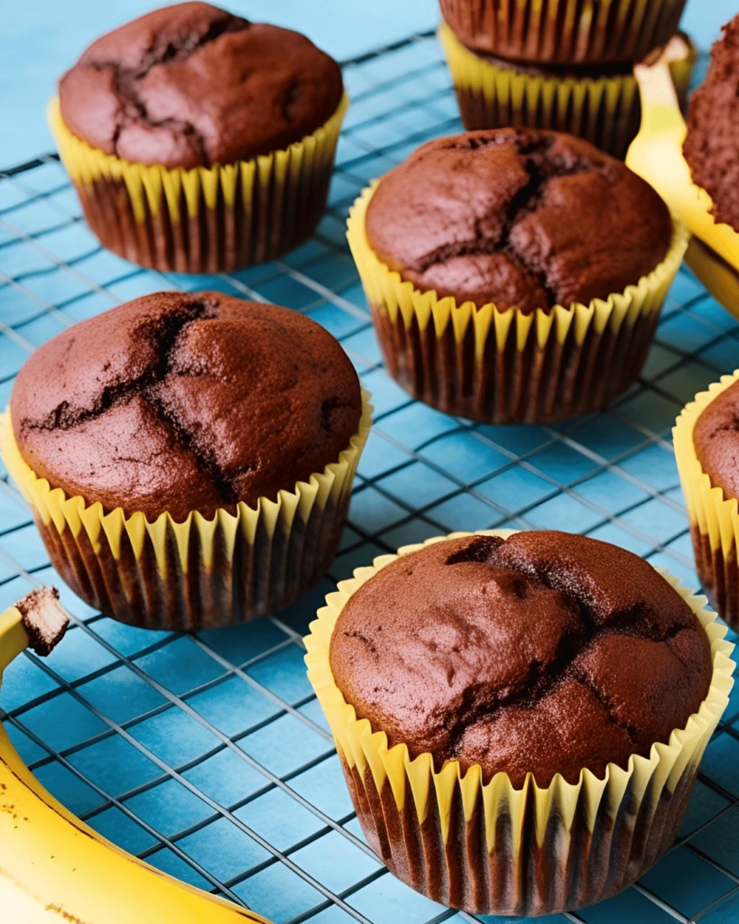 muffin banane chocolat